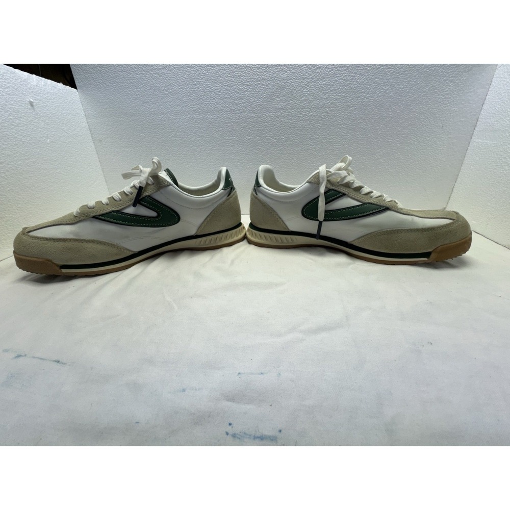 Tretorn Kristine Retro Suede White‎ Green Womens Sneaker 7 - Picture 4 of 9